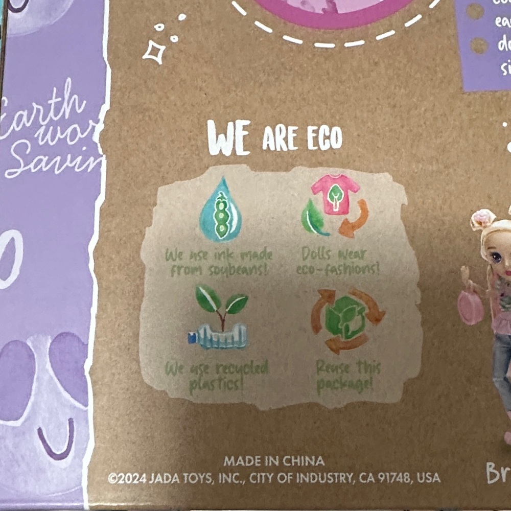 NWT Eco-Friendly Be Kind Doll with DIY Play by Jada girls toy - Picture 8 of 11